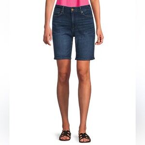 Lauren Jeans Co Ralph Lauren Dark Wash Classic Bermuda Jean shorts size 12